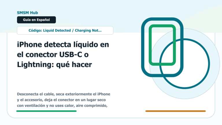iPhone detecta líquido en el conector USB-C o Lightning: qué hacer