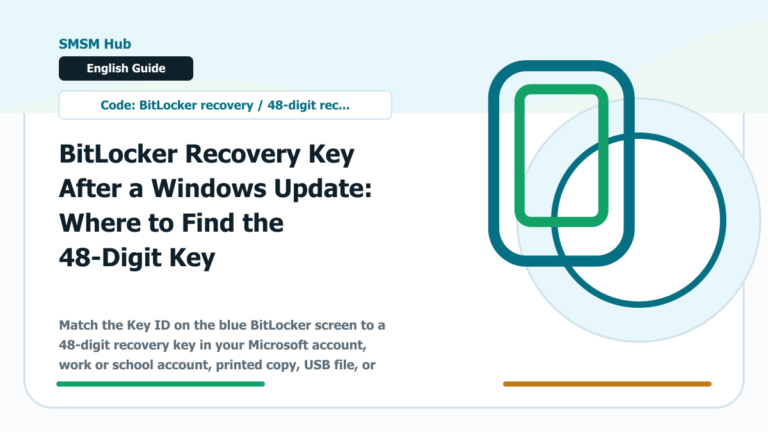 BitLocker Recovery Key After a Windows Update: Where to Find the 48-Digit Key - BitLocker recovery key after update