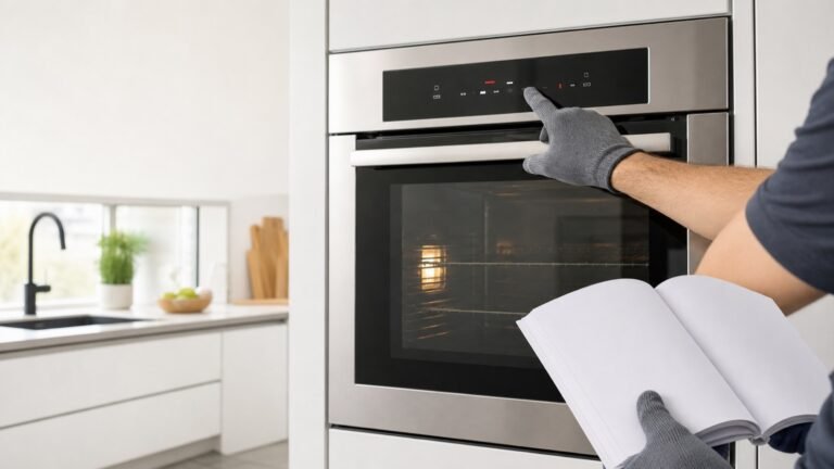 فحص لوحة تحكم فرن Bosch عند ظهور رمز E011