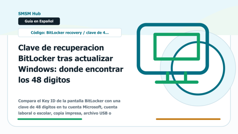 Clave de recuperacion BitLocker tras actualizar Windows: donde encontrar los 48 digitos - clave de recuperacion BitLocker despues de actualizar