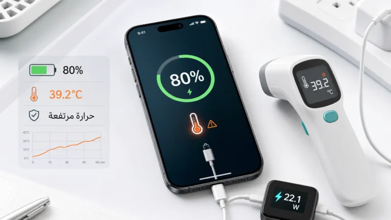 iPhone 17 يشحن ببطء أو يتوقف عند 80%: حرارة أم شاحن غير مناسب؟