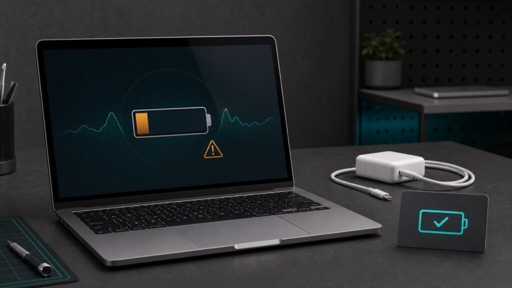 MacBook يعرض Service Recommended للبطارية: هل يجب تغييرها فورًا؟