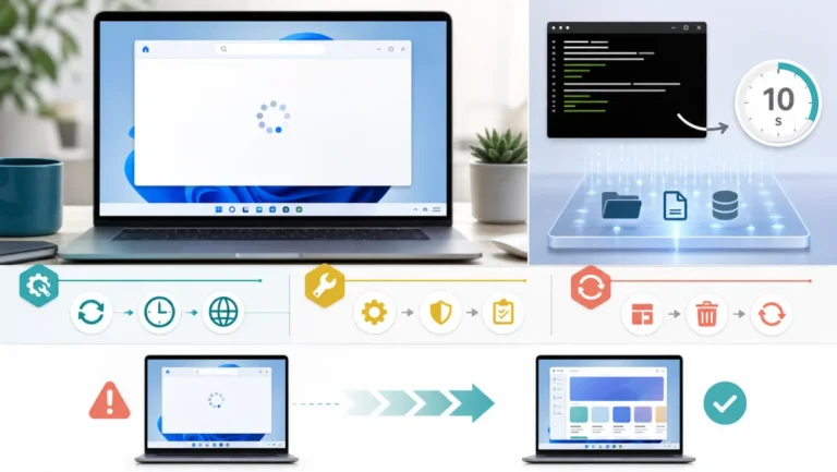Microsoft Store لا يفتح مع نافذة wsreset ومؤقت عشر ثوان وخيارات تحديث الوقت والمنطقة وRepair وReset