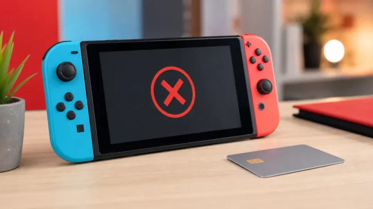Nintendo Switch يعرض 2813-2470 عند الدفع: البطاقة أم منطقة الحساب؟