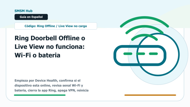 Ring Doorbell Offline o Live View no funciona: Wi-Fi o bateria - Ring Doorbell Offline Live View no funciona