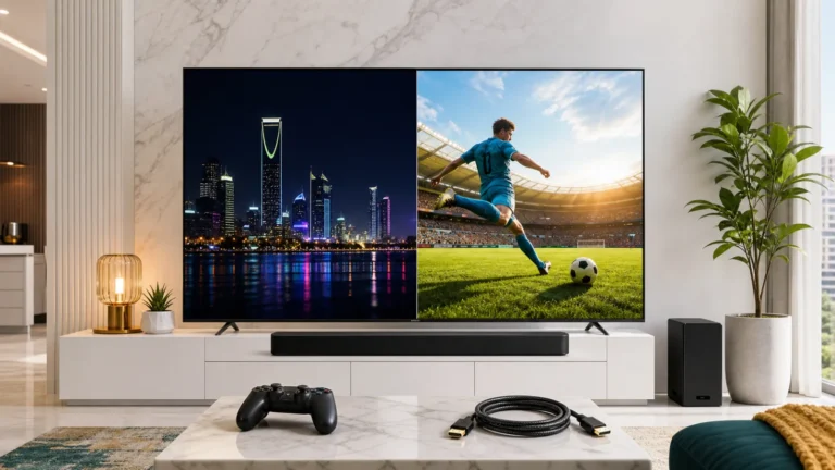 مقارنة شاشة OLED وMini LED للأفلام والرياضة والألعاب