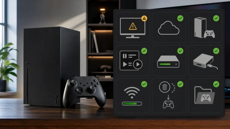 Xbox يعرض خطأ تثبيت 0x87e0000f مع فحص الخدمة وتحديث النظام والصف والمساحة والقرص الخارجي والشبكة وإعادة تنزيل العنصر