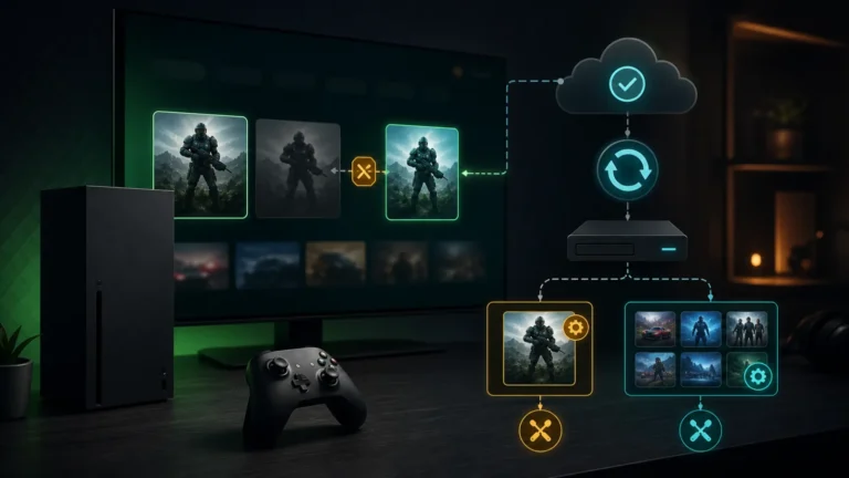 شاشة Xbox تعرض الخطأ 0x87e50033 مع خطوات إغلاق اللعبة وإعادة التشغيل وفحص حالة الخدمة